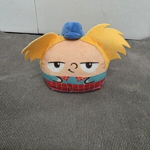 TeeTurtle x Nickelodeon Hey Arnold Reversible Plushie Arnold & Helga Pataki New